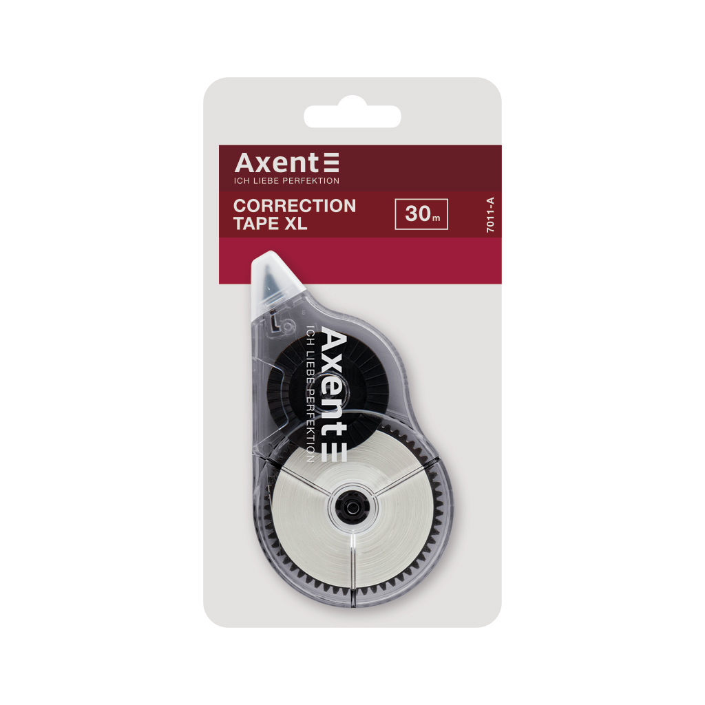 Коректор Axent стрічковий 5мм х 30м сірий (7011-A) - изображение 2