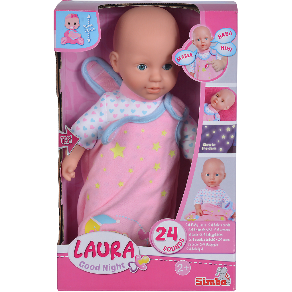 Пупс Simba Лаура. На добраніч, що розмовляє 30 см (5140199) - зображення 4