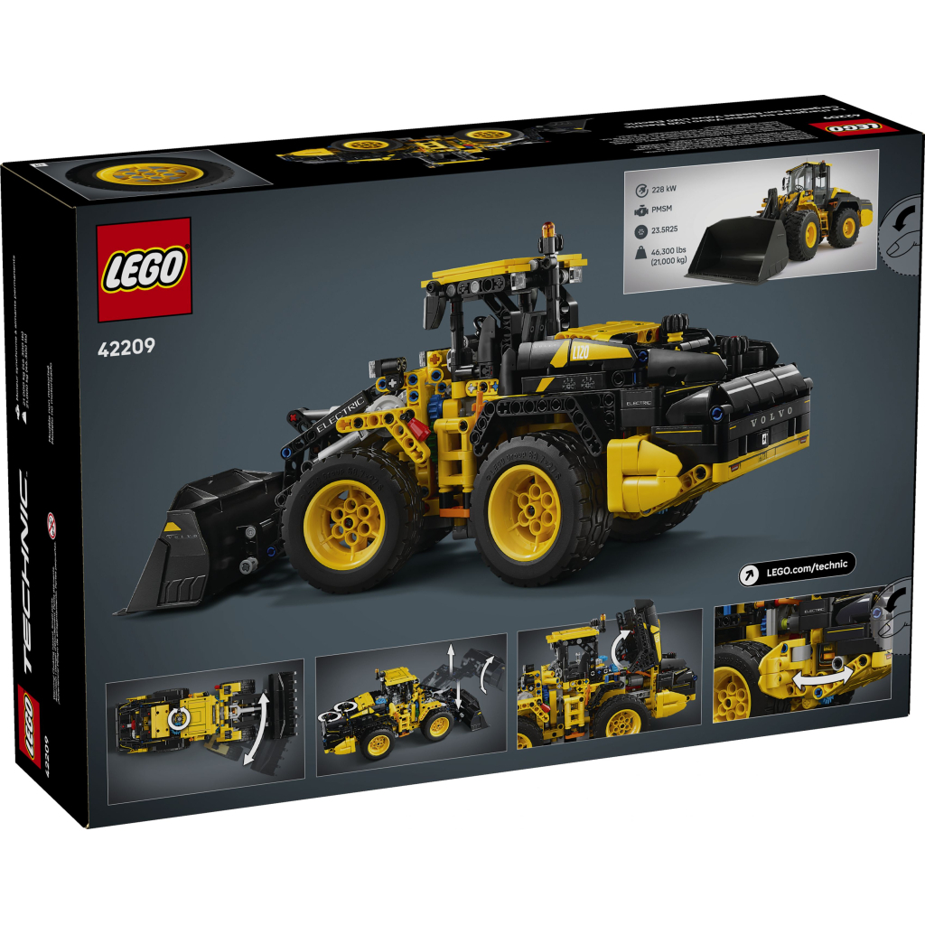 Конструктор LEGO Technic Колісний навантажувач Volvo L120 Electric (42209) - зображення 8