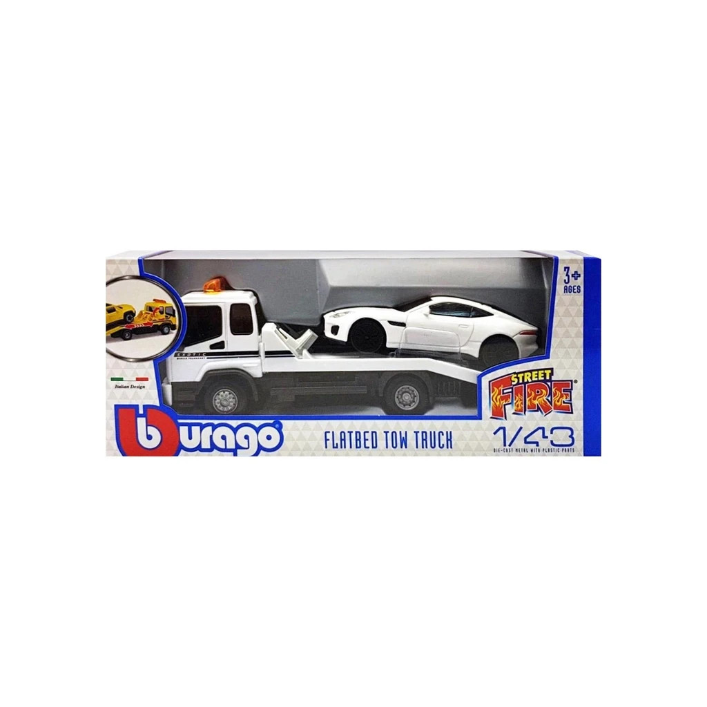 Спецтехніка Bburago Евакуатор з автомоделлю Jaguar F-Type R Dynamic V6 (18-31419) - зображення 7