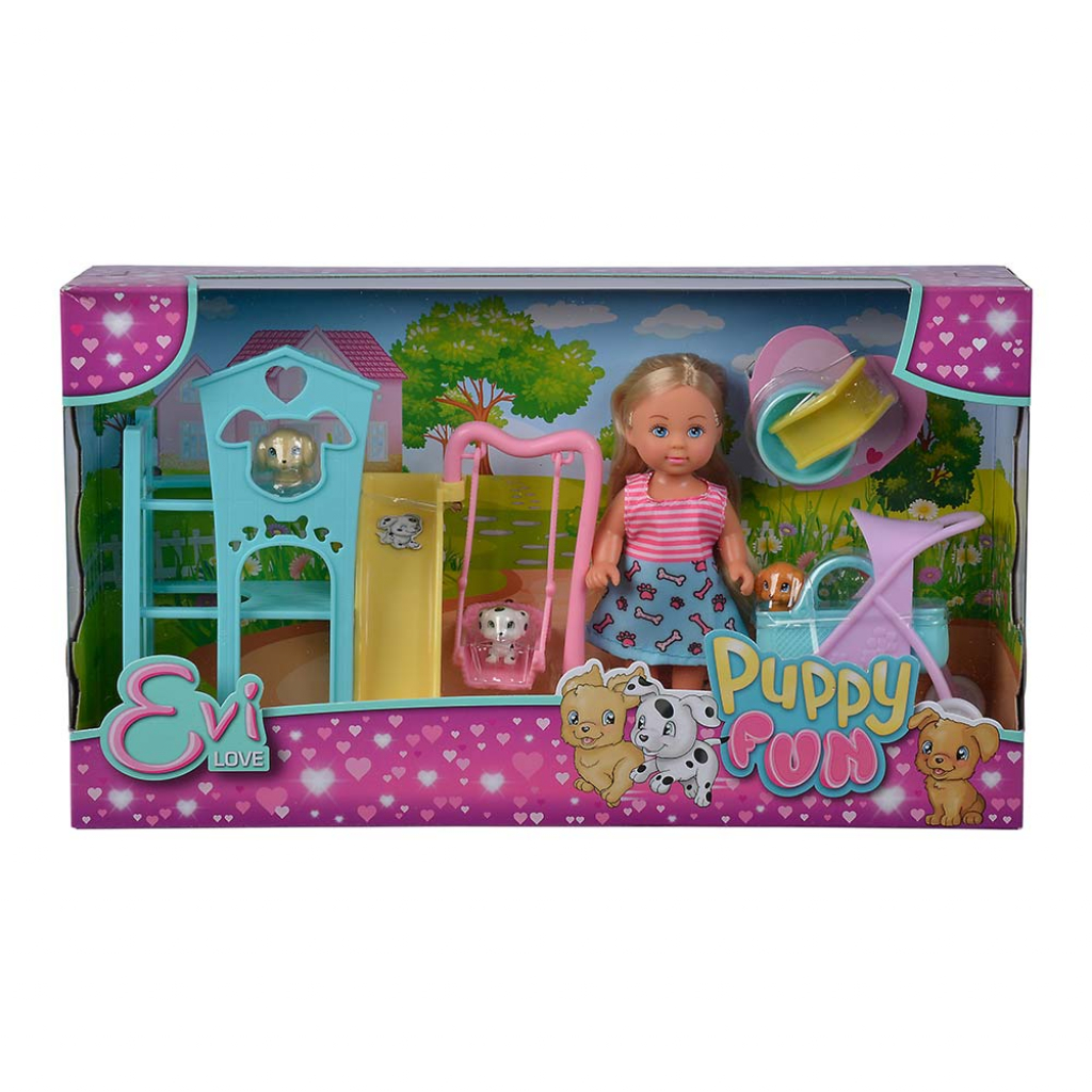 Лялька Simba Еві Прогулянка з цуценятами (5733477) - зображення 2
