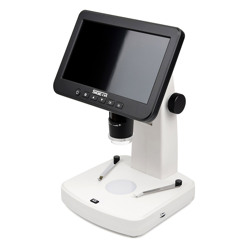 Мікроскоп Sigeta Цифровий Numeric Pro 10x-300x 5 MP 7" LCD (65512) - изображение 4