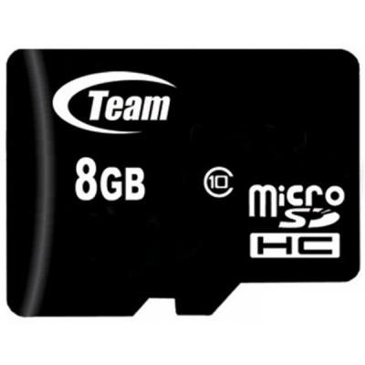 Карта пам'яті Team 8GB microSDHC Class10 (TUSDH8GCL1002) - зображення 1