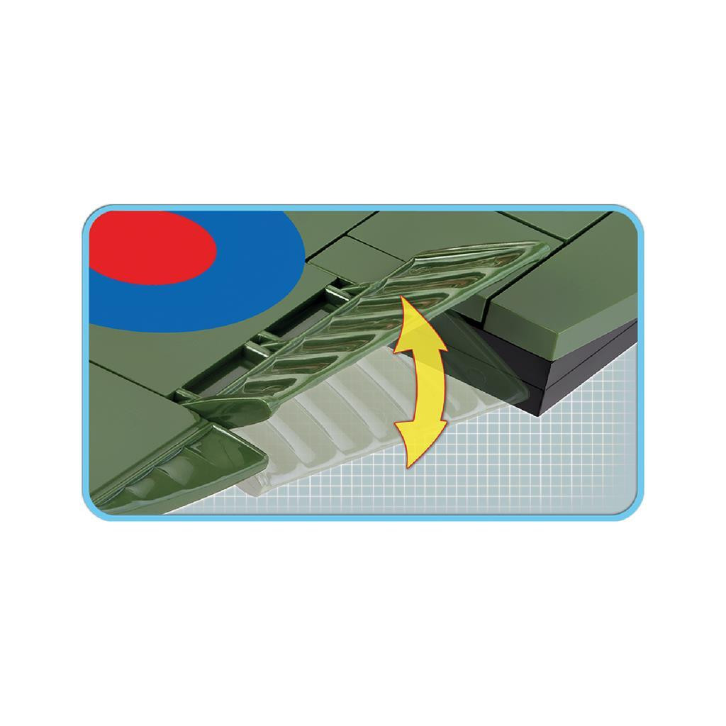 Конструктор Cobi Друга Світова Війна Літак Віккерс Веллінгтон, 560 деталей (COBI-5531) - зображення 7