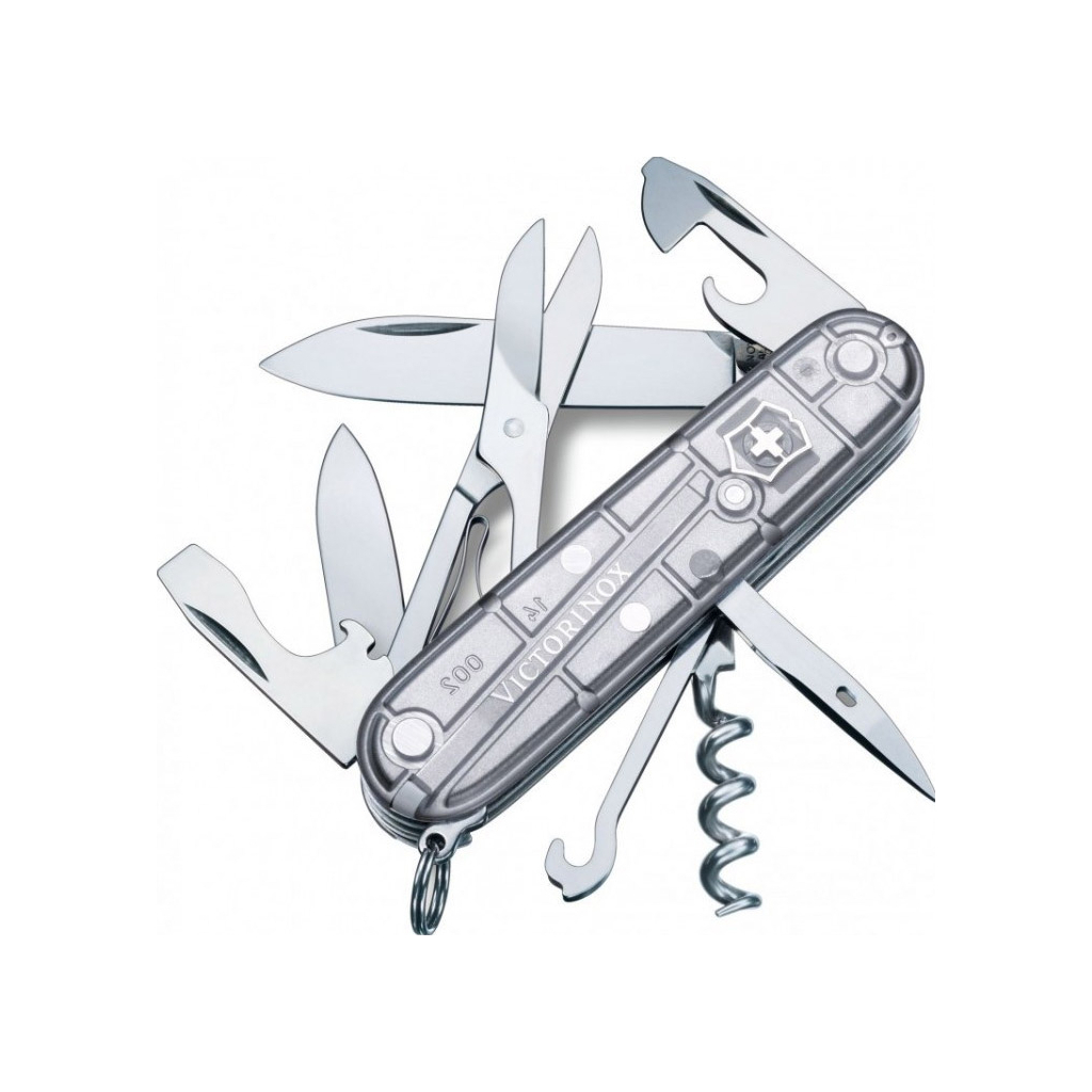 Ніж Victorinox Climber Transparent Silver (1.3703.T7) - зображення 1