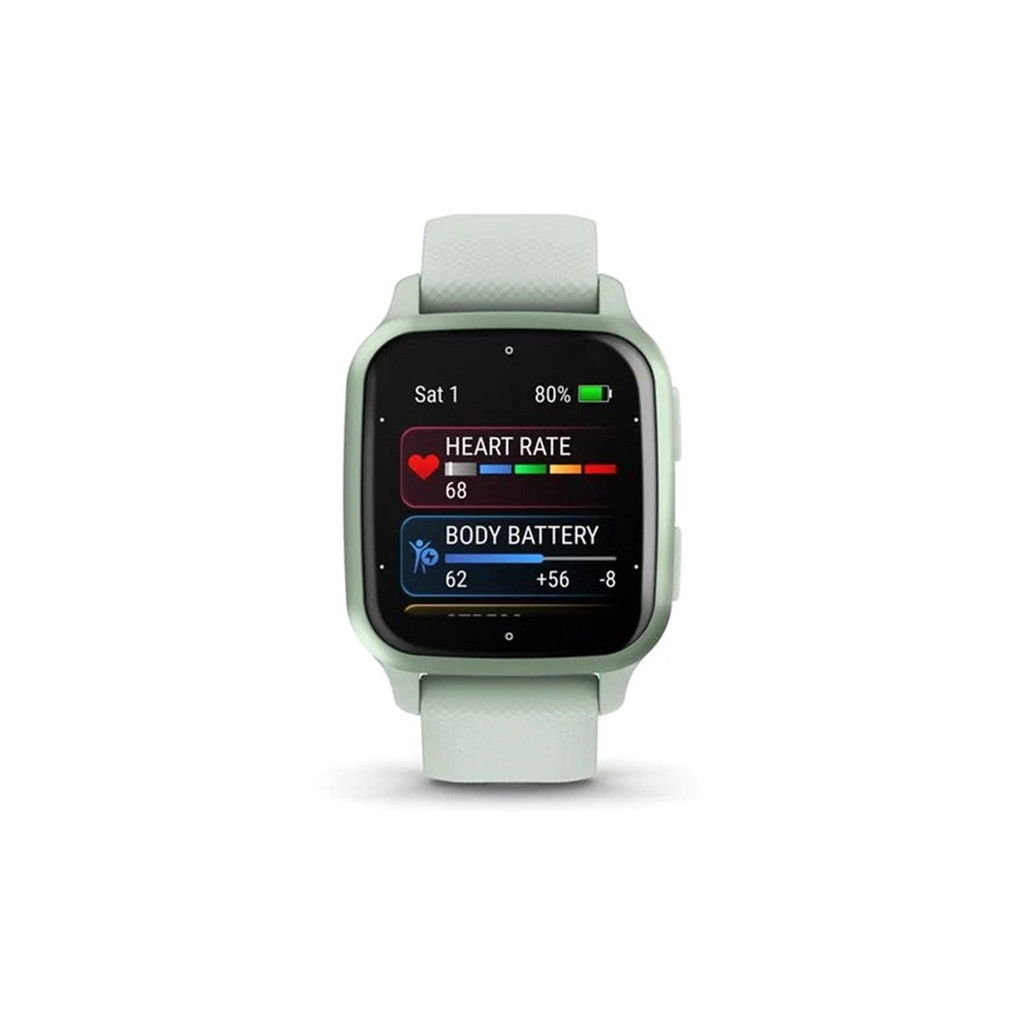 Смарт-годинник Garmin Venu Sq 2, Cool Mint/Metallic Mint, GPS (010-02701-12) - зображення 2