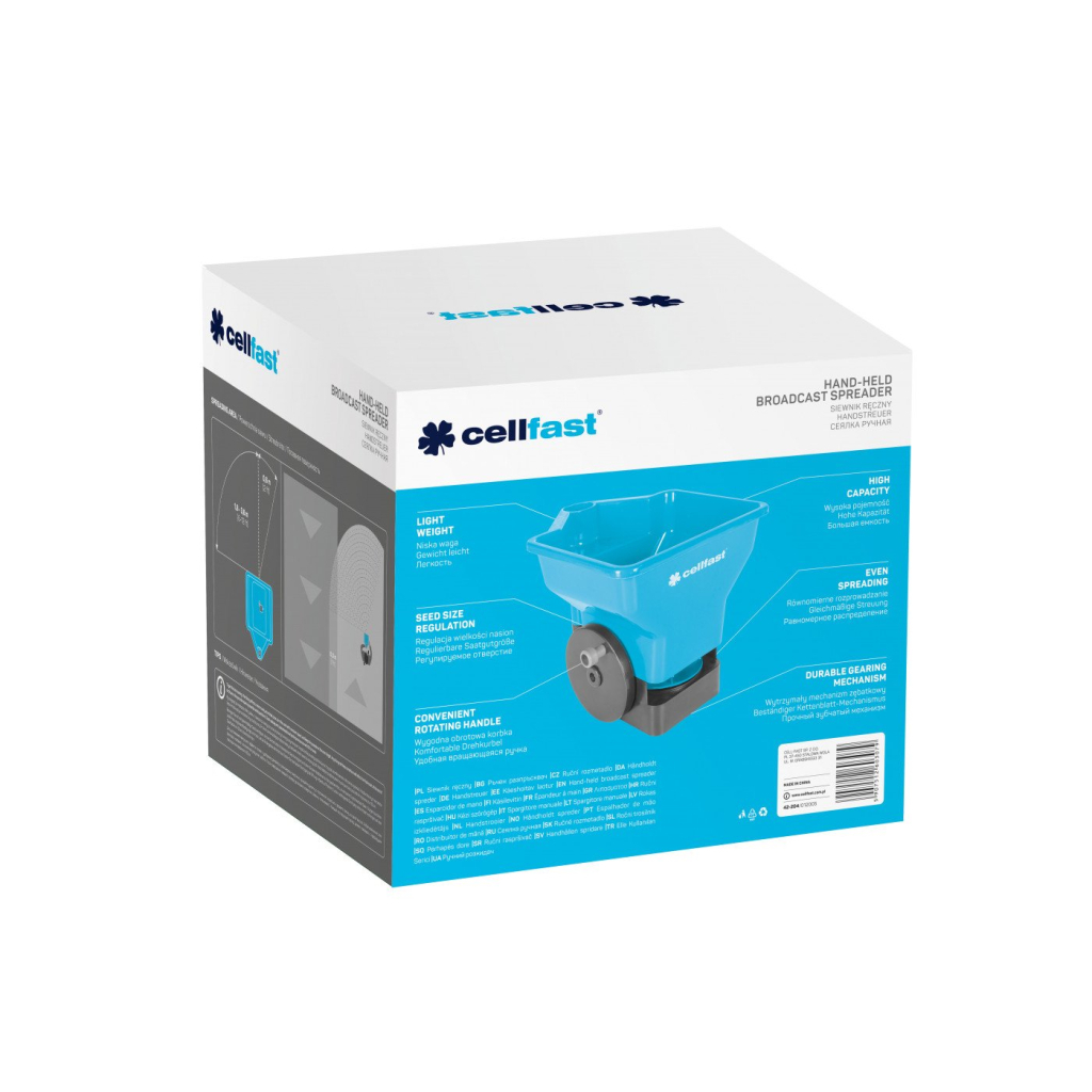 Сівалка Cellfast розкид до 3.6м, гранули до 10мм, 3л (42-204) - изображение 4