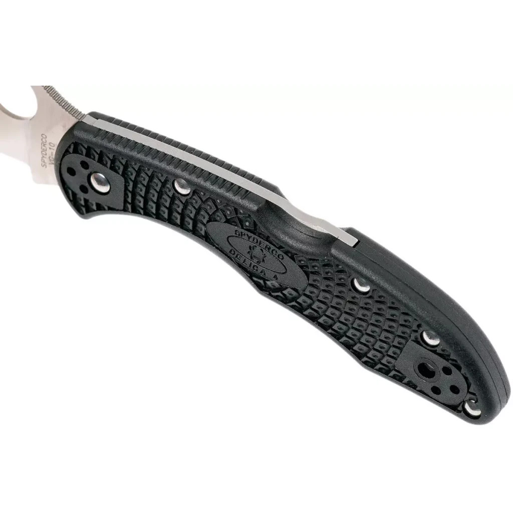 Ніж Spyderco Delica 4 Wharncliffe Black (C11FPWCBK) - зображення 6