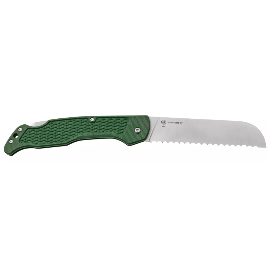 Ніж Ontario Knife Camp Plus Bread Green (ON4310) - зображення 2