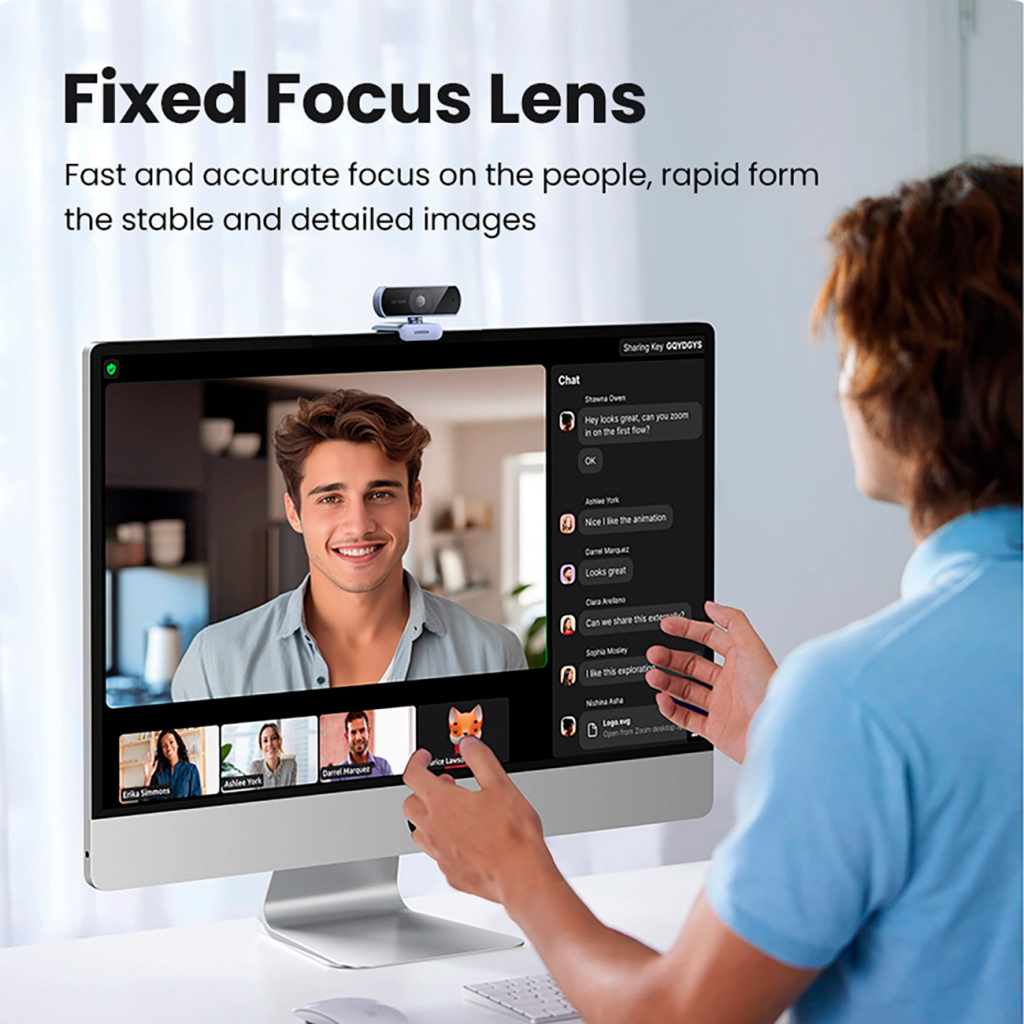 Веб-камера Ugreen CM678 HD USB-A (15728) - зображення 9