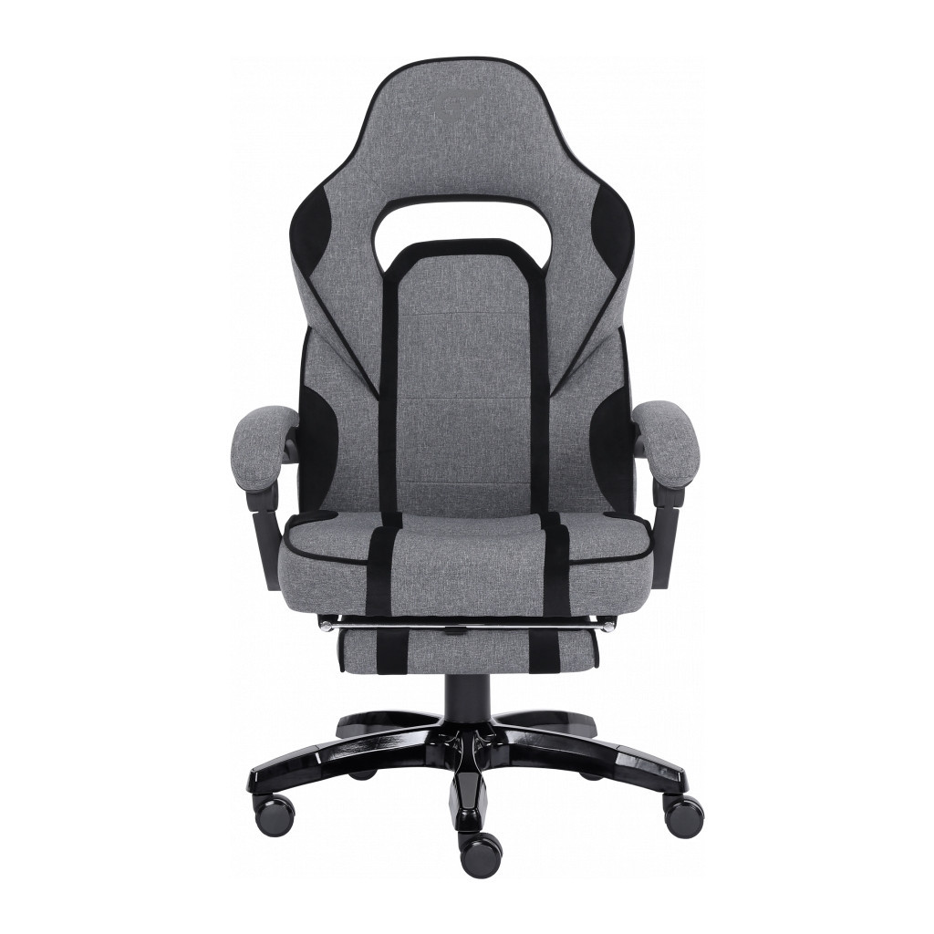 Крісло ігрове GT Racer X-2749-1 Gray/Black Suede (X-2749-1 Fabric Gray/Black Suede) - зображення 5