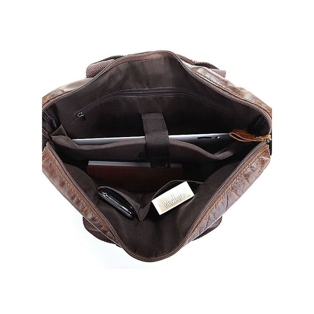 Сумка Vintage Шкіряна Коричнева (14059) - зображення 7