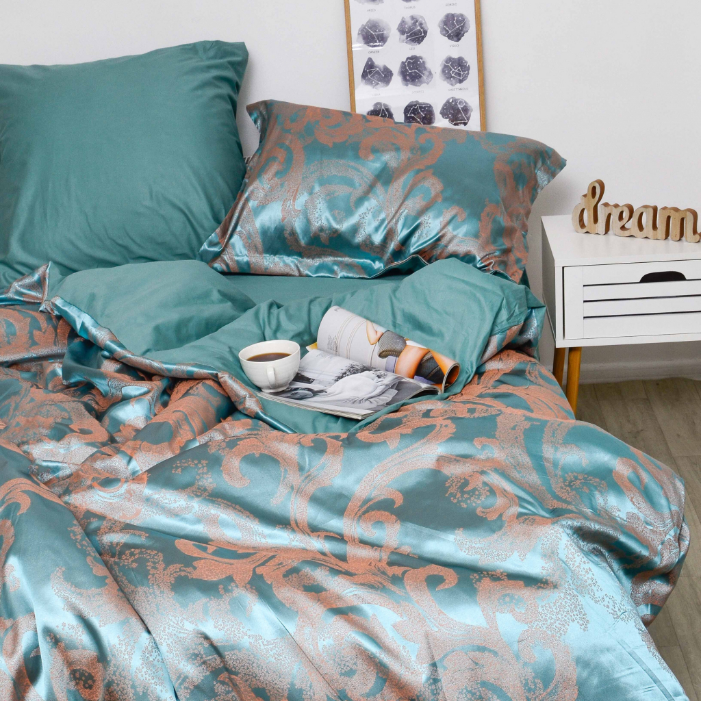 Постільна білизна Tiare 2021 Сатин Жаккард сімейна (2021 жакард_sm) - зображення 2