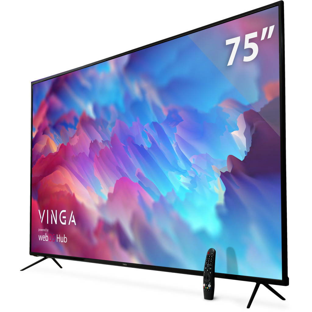 Телевізор Vinga S75UHD25BWEB - зображення 2