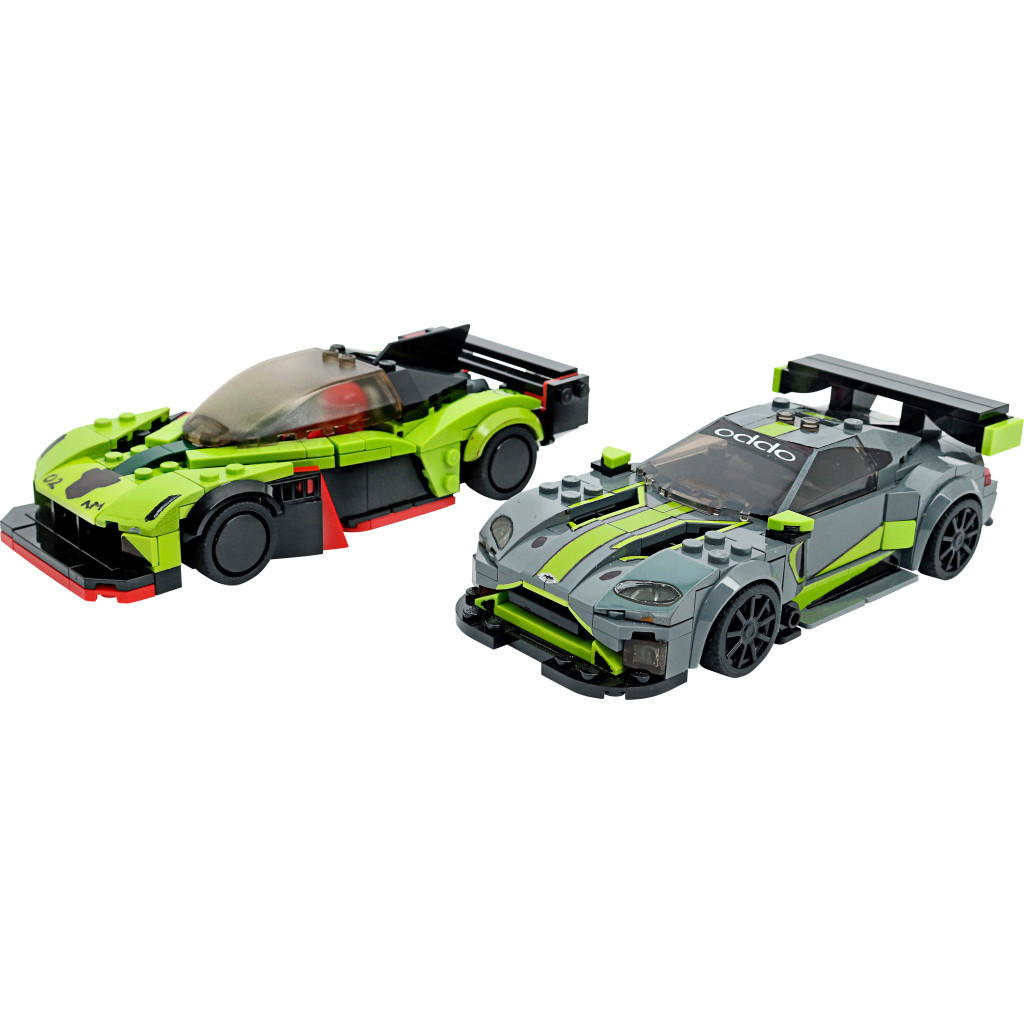 Конструктор LEGO Speed Champions Aston Martin Valkyrie AMR Pro і Aston Martin Vantage GT3 592 деталі (76910) - зображення 6