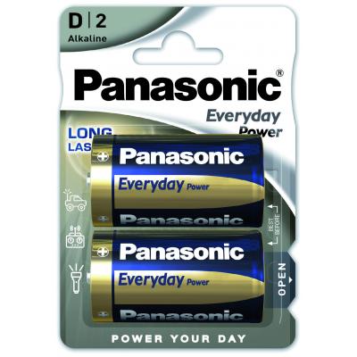 Батарейка Panasonic D LR20 Everyday Power * 2 (LR20REE/2B) - зображення 1