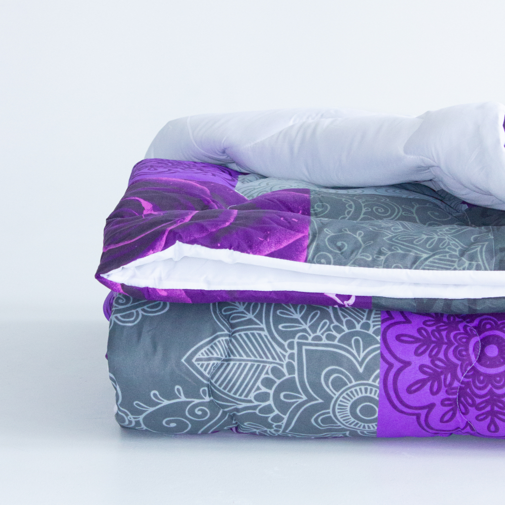 Ковдра MirSon антиалергенна 3М Thinsulate Зима 5229 Print Line Apricot 172x205 см (2200006101154) - зображення 3