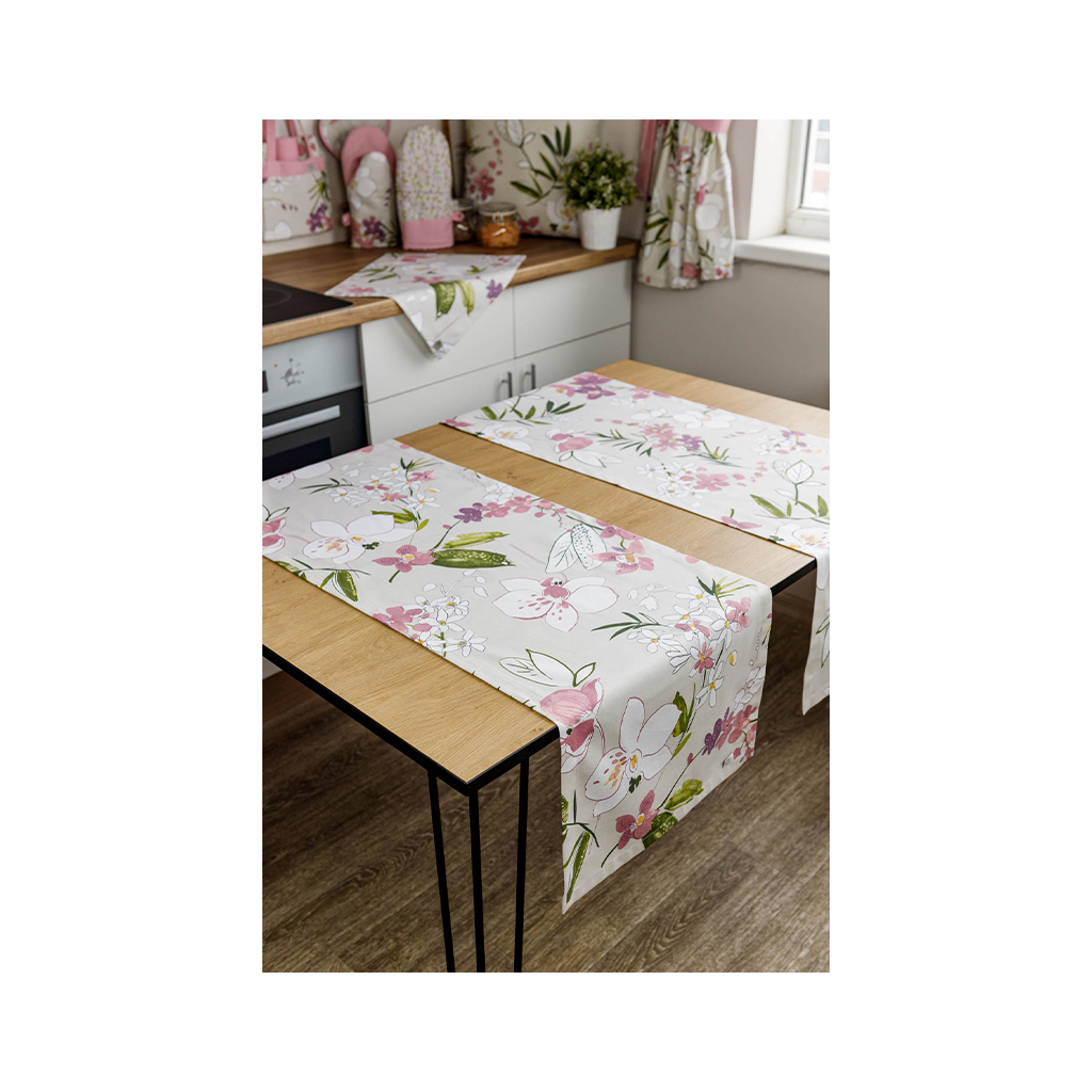Доріжка на стіл Прованс Орхідея 140х40 см (4823093449381) - зображення 2