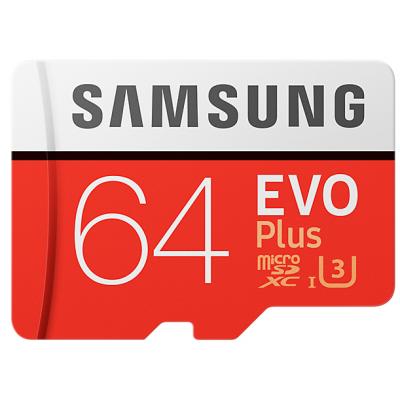 Карта пам'яті Samsung 64GB microSD class 10 EVO PLUS UHS-I (MB-MC64GA/RU) - зображення 1