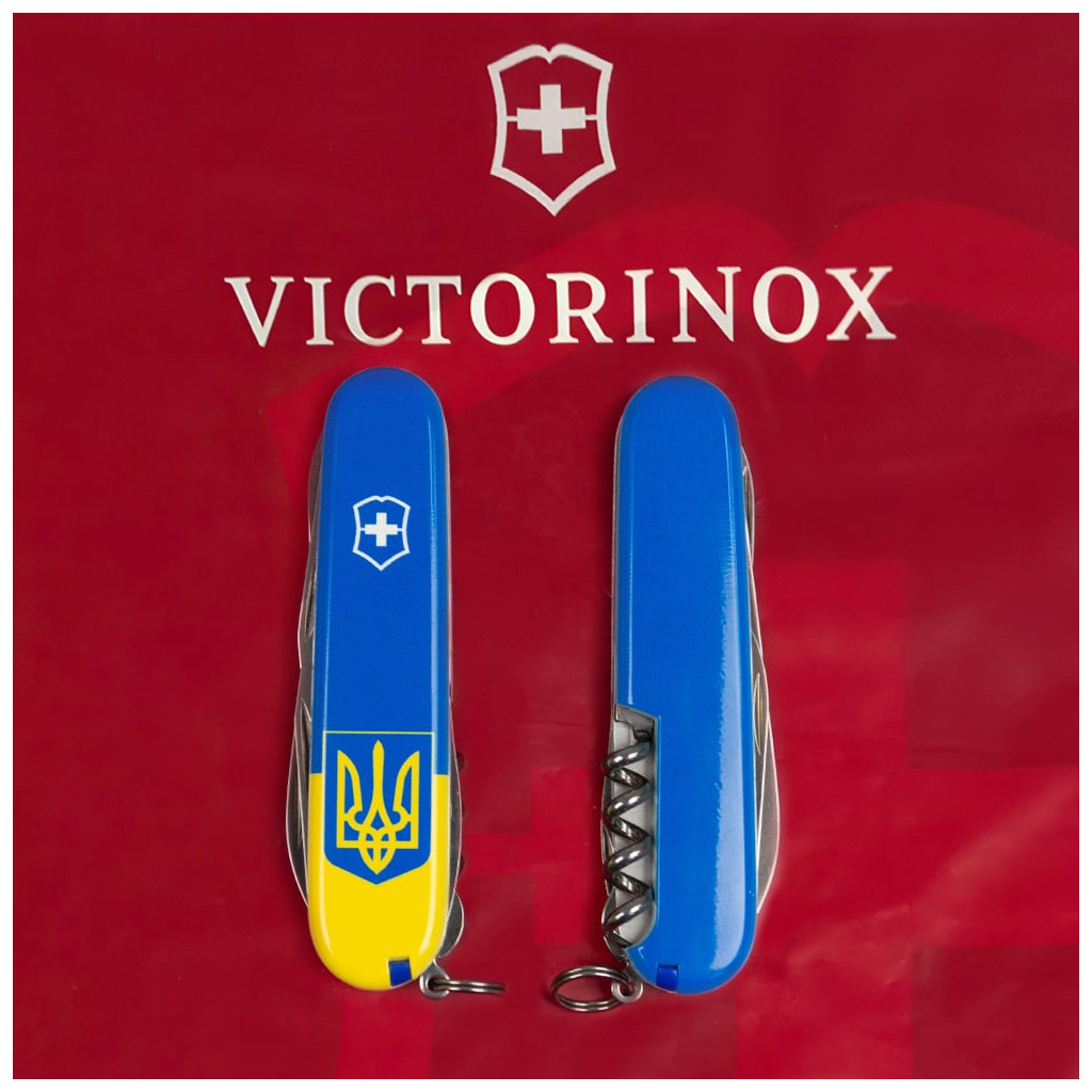 Ніж Victorinox Climber Ukraine Герб на прапорі (1.3703.7_T3030p) - зображення 11