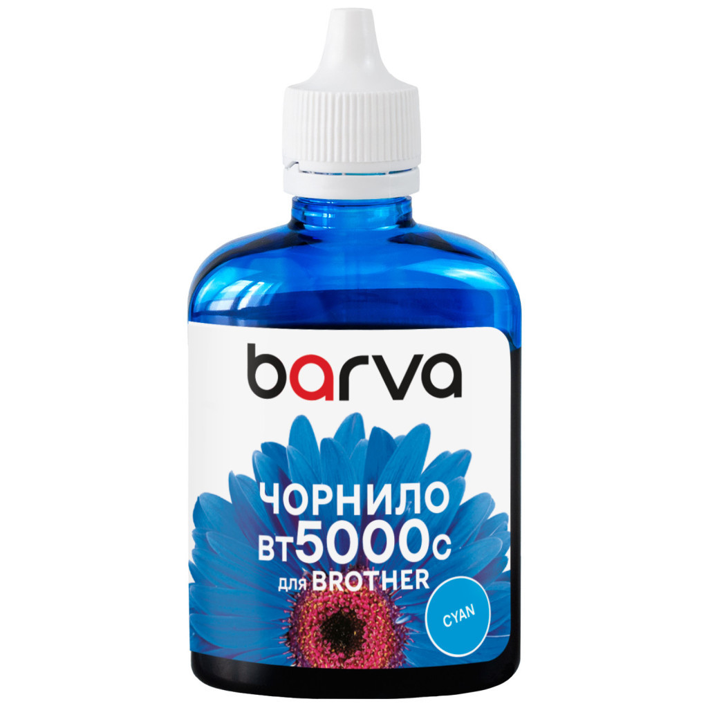 Чорнило Barva Brother BT5000 100 мл C (BBT5000C-744) - зображення 1