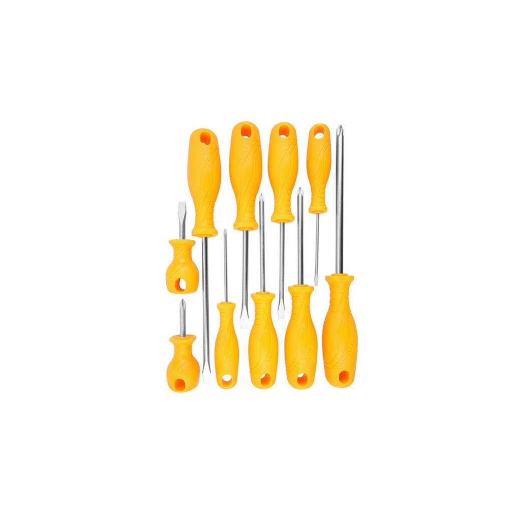 Набір викруток Tolsen 10 шт пластикова рукоятка (20740) - зображення 1