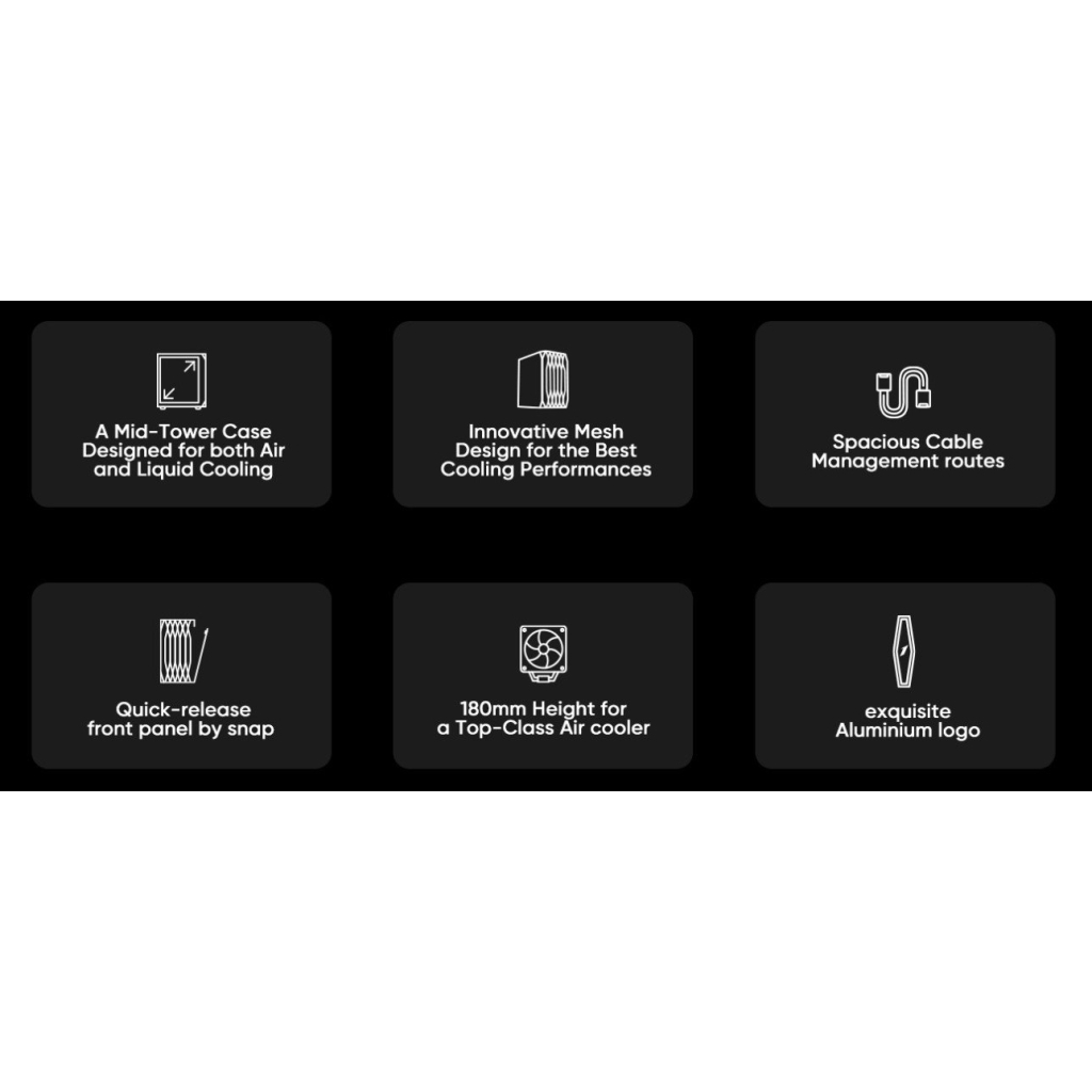 Корпус для ПК 1stPlayer AY7-BK-4F1 - зображення 10