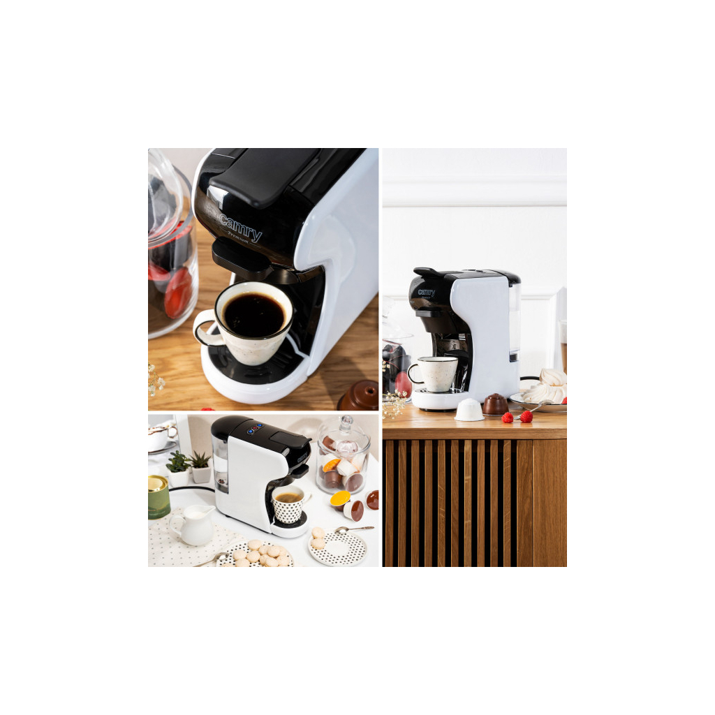 Капсульна кавоварка Camry CR 4414 white - зображення 15