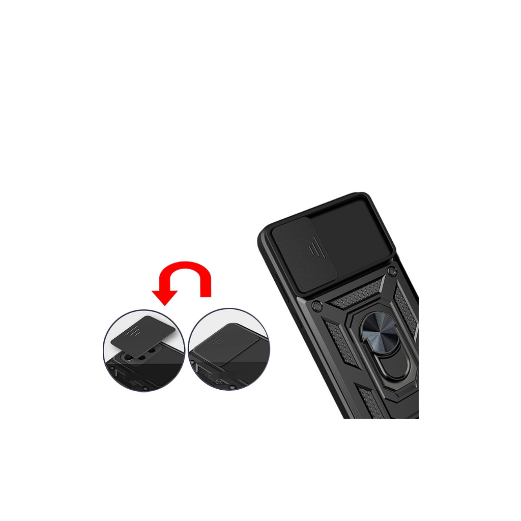 Чохол до мобільного телефона BeCover Military Tecno Spark 10 Pro (KI7) Black (709149) - зображення 2