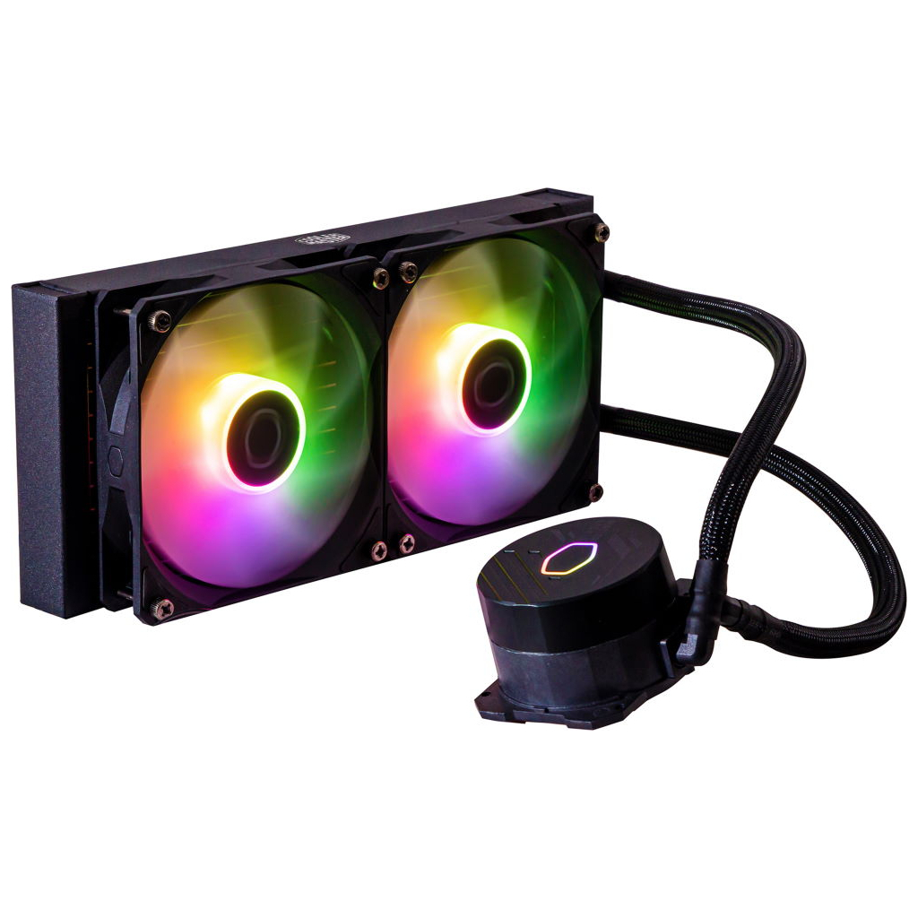 Система рідинного охолодження CoolerMaster MasterLiquid 240L Core ARGB (MLW-D24M-A18PZ-R1) - зображення 1