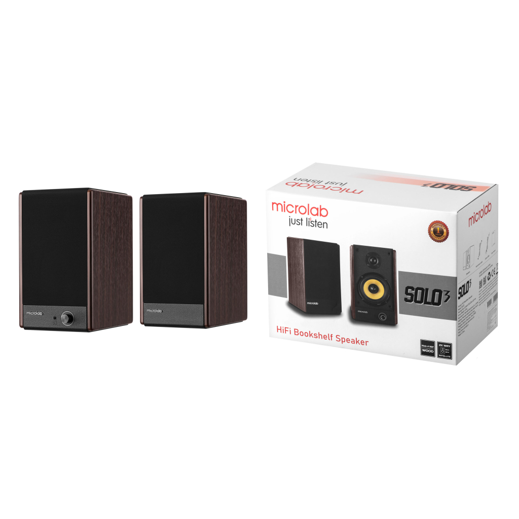 Акустична система Microlab SOLO 3 40W Brown (SOLO-3BR) - зображення 12