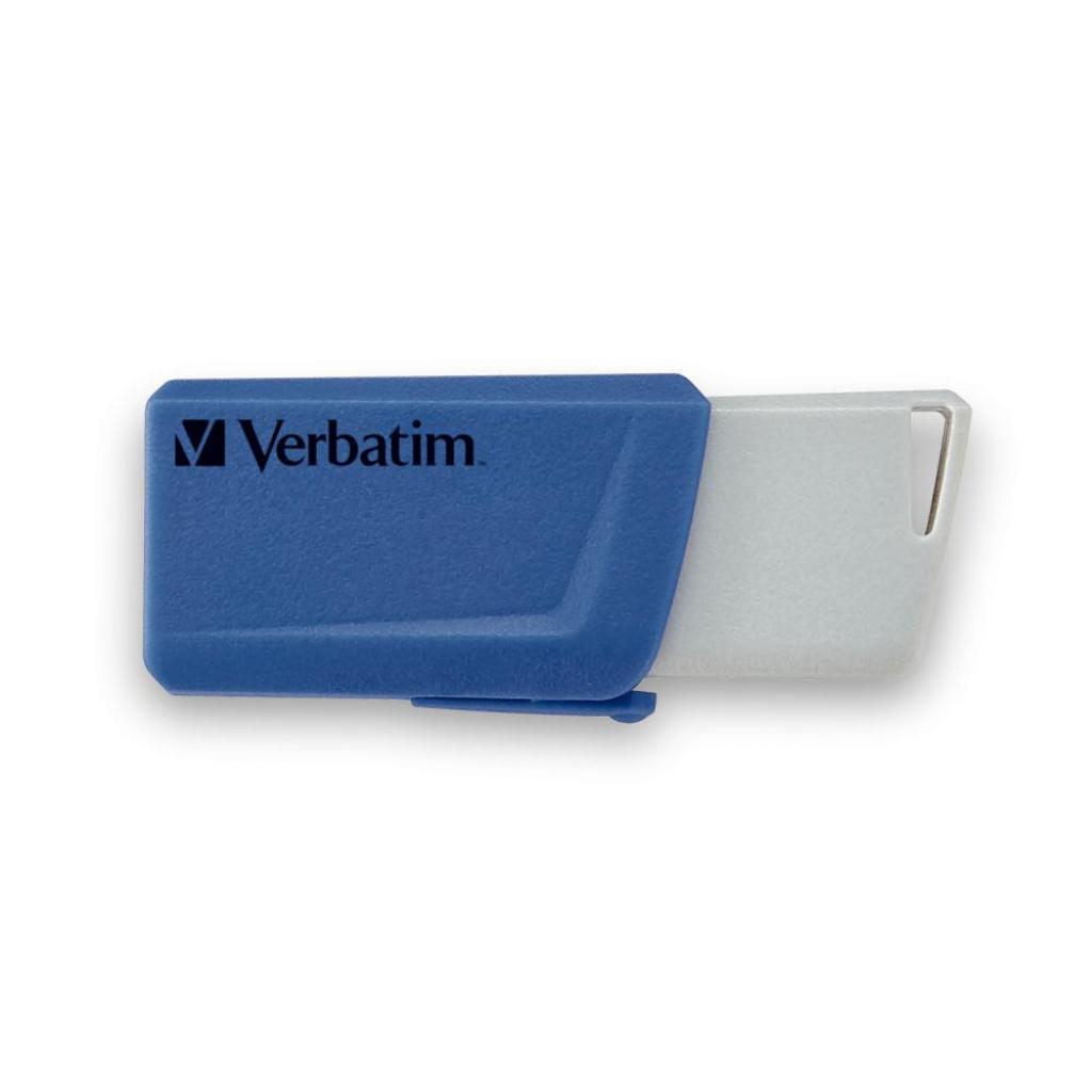 USB флеш накопичувач Verbatim 2x32GB Store 'n' Click Red/Blue USB 3.2 (49308) - зображення 3