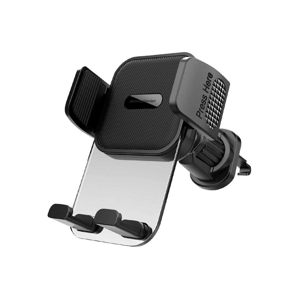 Універсальний автотримач Armorstandart SteadyGrip Airvent Black (ARM85338) - зображення 1