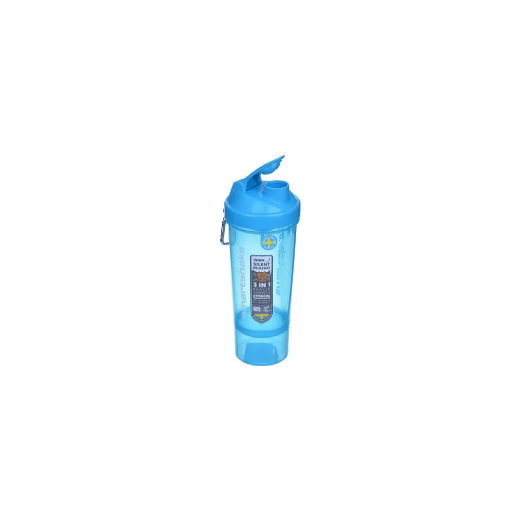 Шейкер спортивний SmartShake Slim 500ml Neon Blue (10253101) - зображення 9