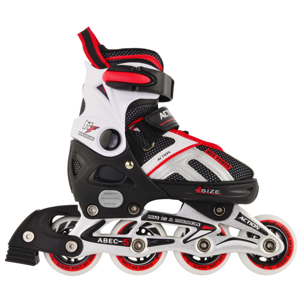 Роликові ковзани Action Danny Червоні 37-40 (PW-126B-79/Red/37-40) - изображение 2