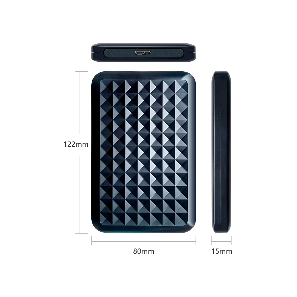 Кишеня зовнішня Dynamode 2.5" SATA HDD/SSD USB 3.0 Black (DM-CAD-25318) - зображення 8