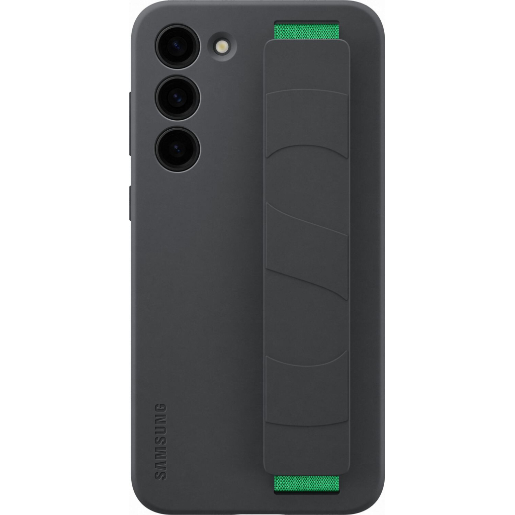 Чохол до мобільного телефона Samsung Galaxy S23 Plus Silicone Grip Case Black (EF-GS916TBEGRU) - зображення 4