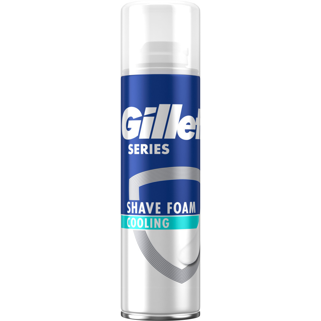 Піна для гоління Gillette Series Охолоджуюча з евкаліптом 250 мл (7702018459803/8001090872098) - зображення 1