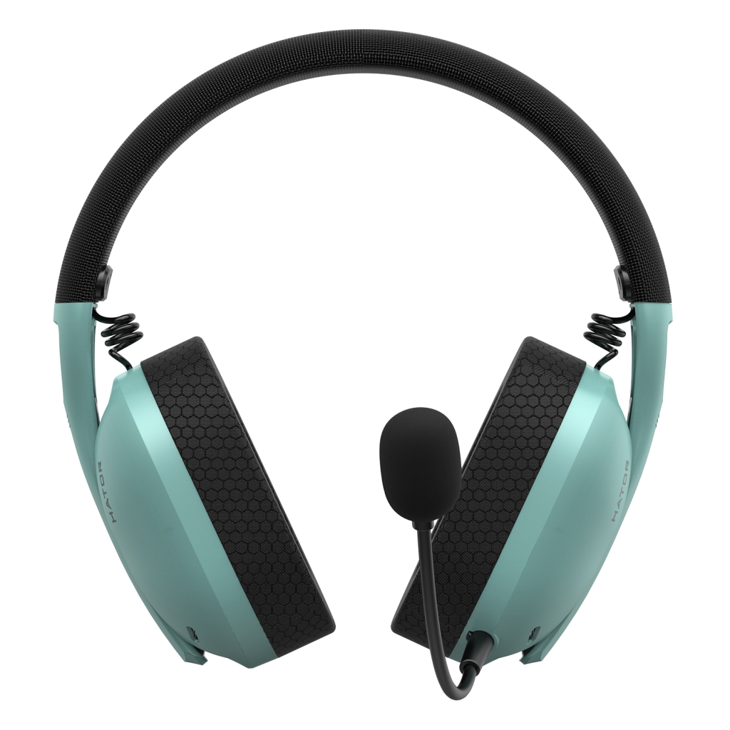 Навушники Hator Hyperpunk 2 Wireless Tri-mode Black/Mint (HTA-858) - зображення 2