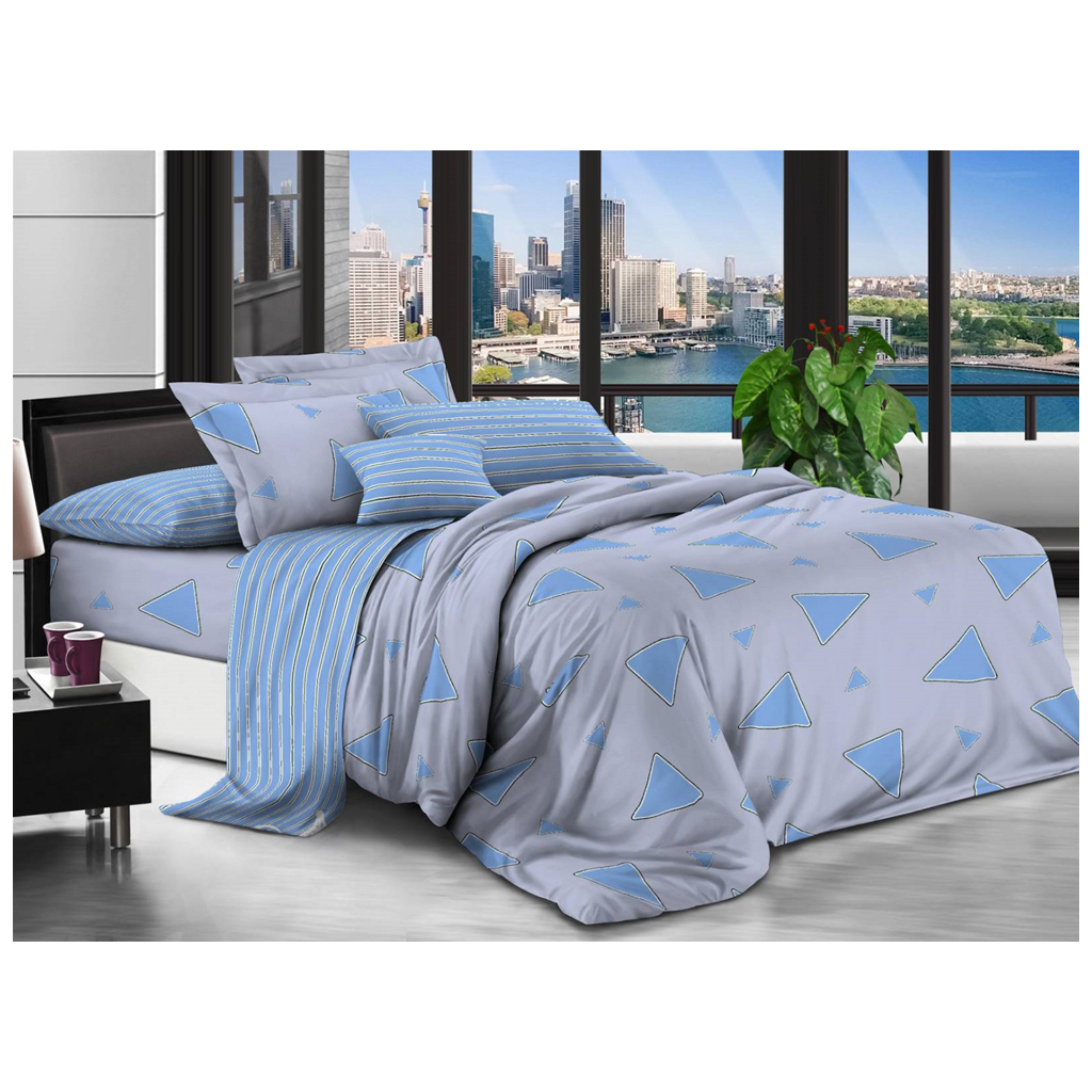Постільна білизна MirSon King Size Бязь Premium №106 Paula 2 220х240 (2200001172340) - зображення 1