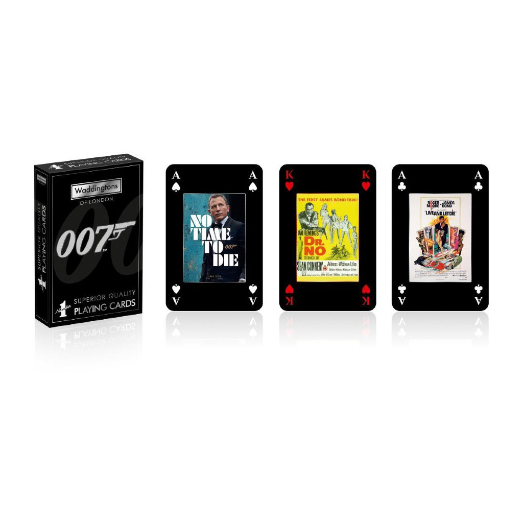 Гральні карти Winning Moves James Bond 007 Waddingtons No.1 (WM00383-EN1-12) - зображення 3