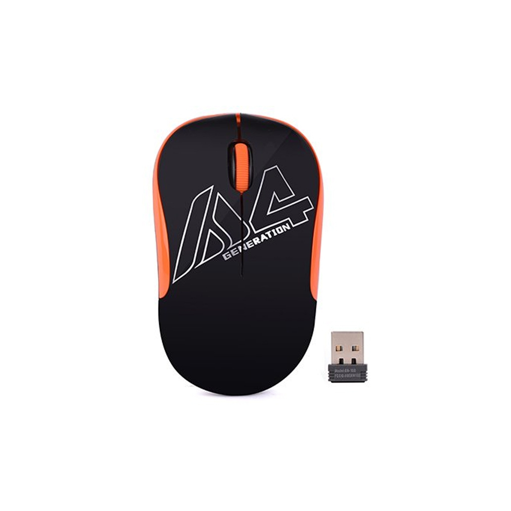 Мишка A4Tech G3-300N Black+Orange - зображення 2