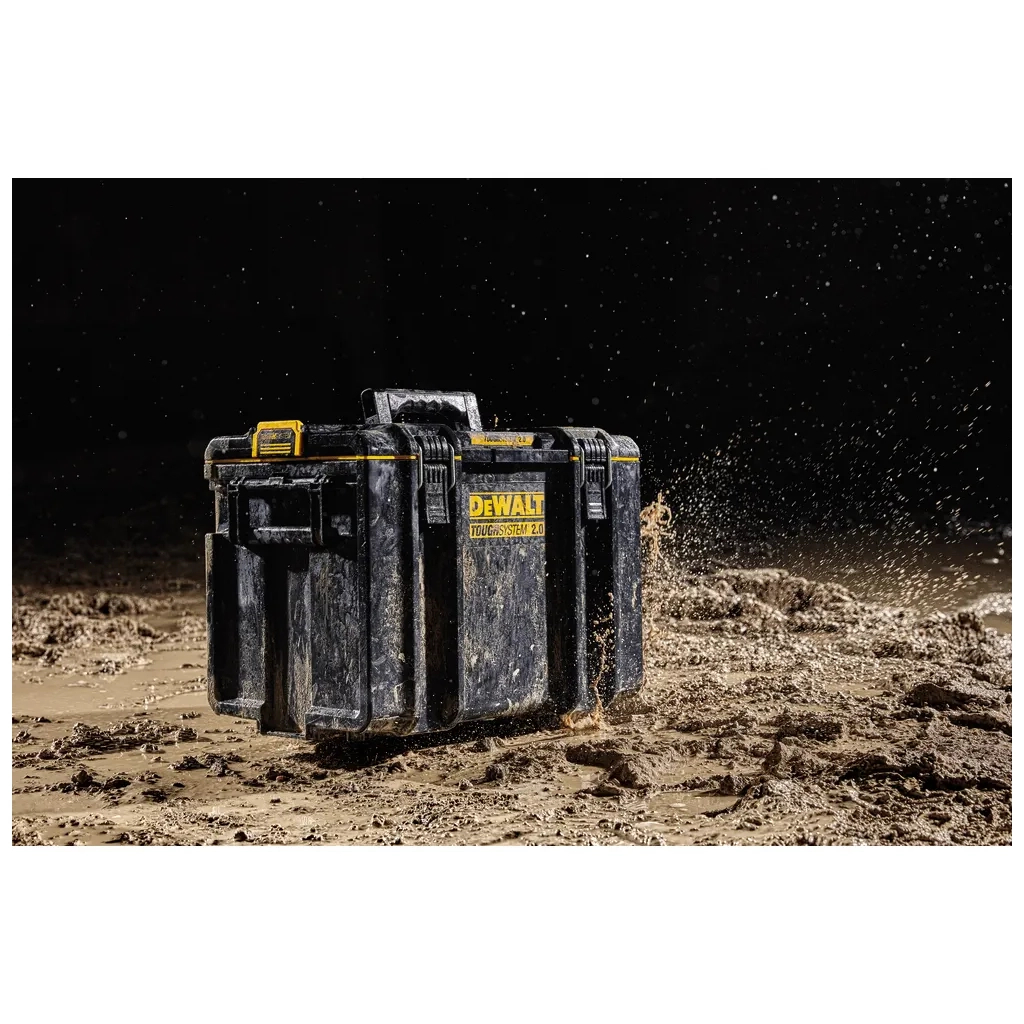 Ящик для інструментів DeWALT TOUGHSYSTEM 2.0 555х375х415 мм, з лотком (DWST83342-1) - зображення 3