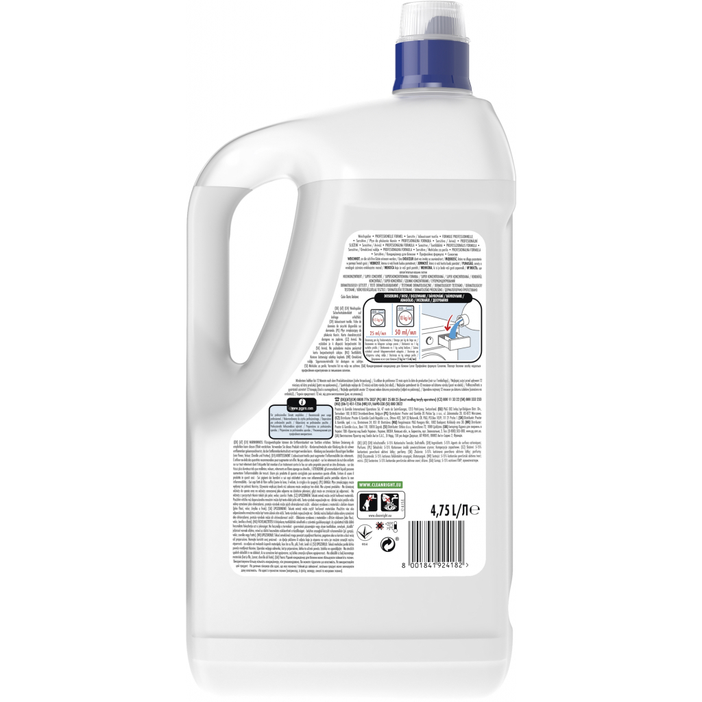 Кондиціонер для білизни Lenor Professional для чутливої шкіри 4.75 л (8001841924182) - зображення 2