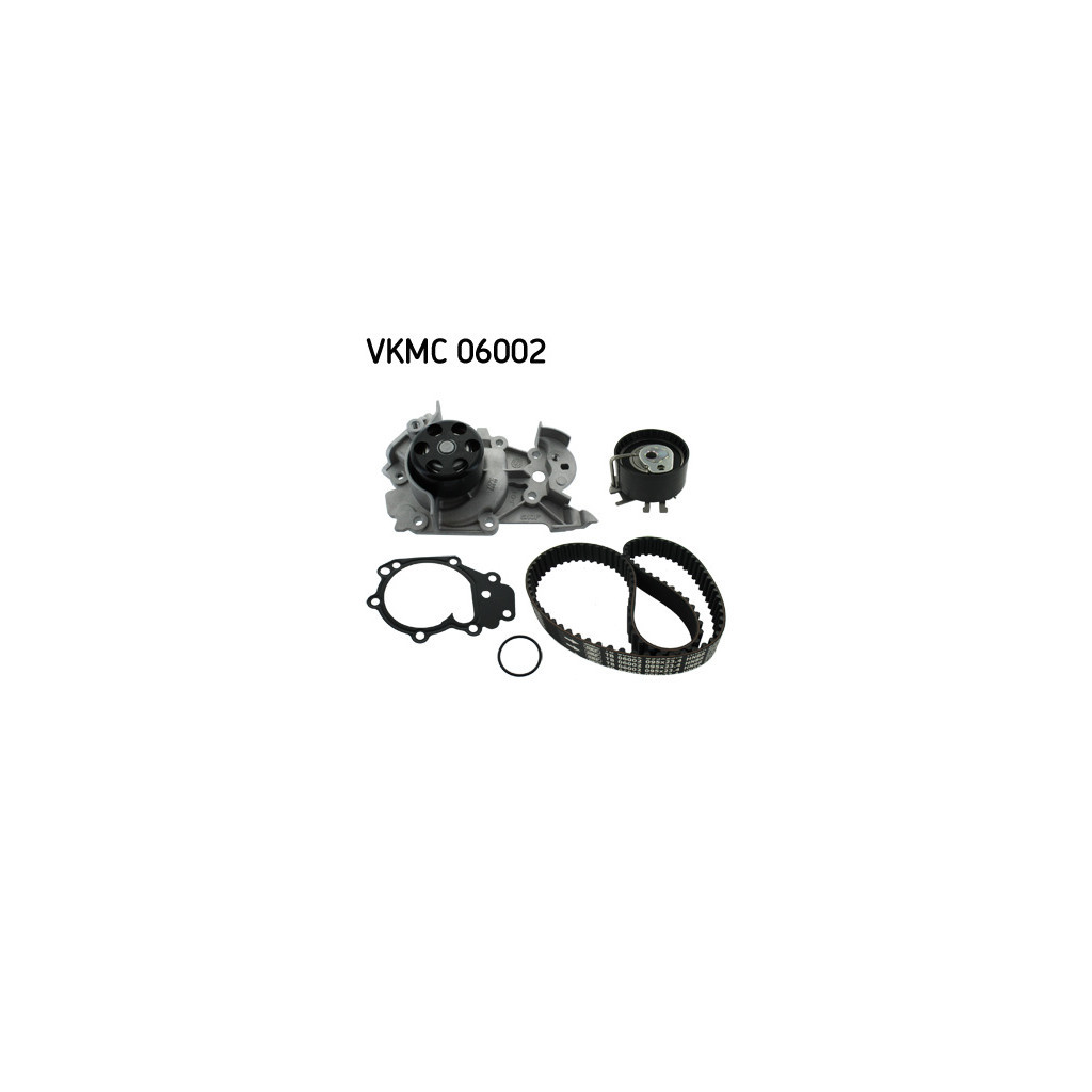 Комплект ременя ГРМ з помпой SKF VKMC 06002 - зображення 1