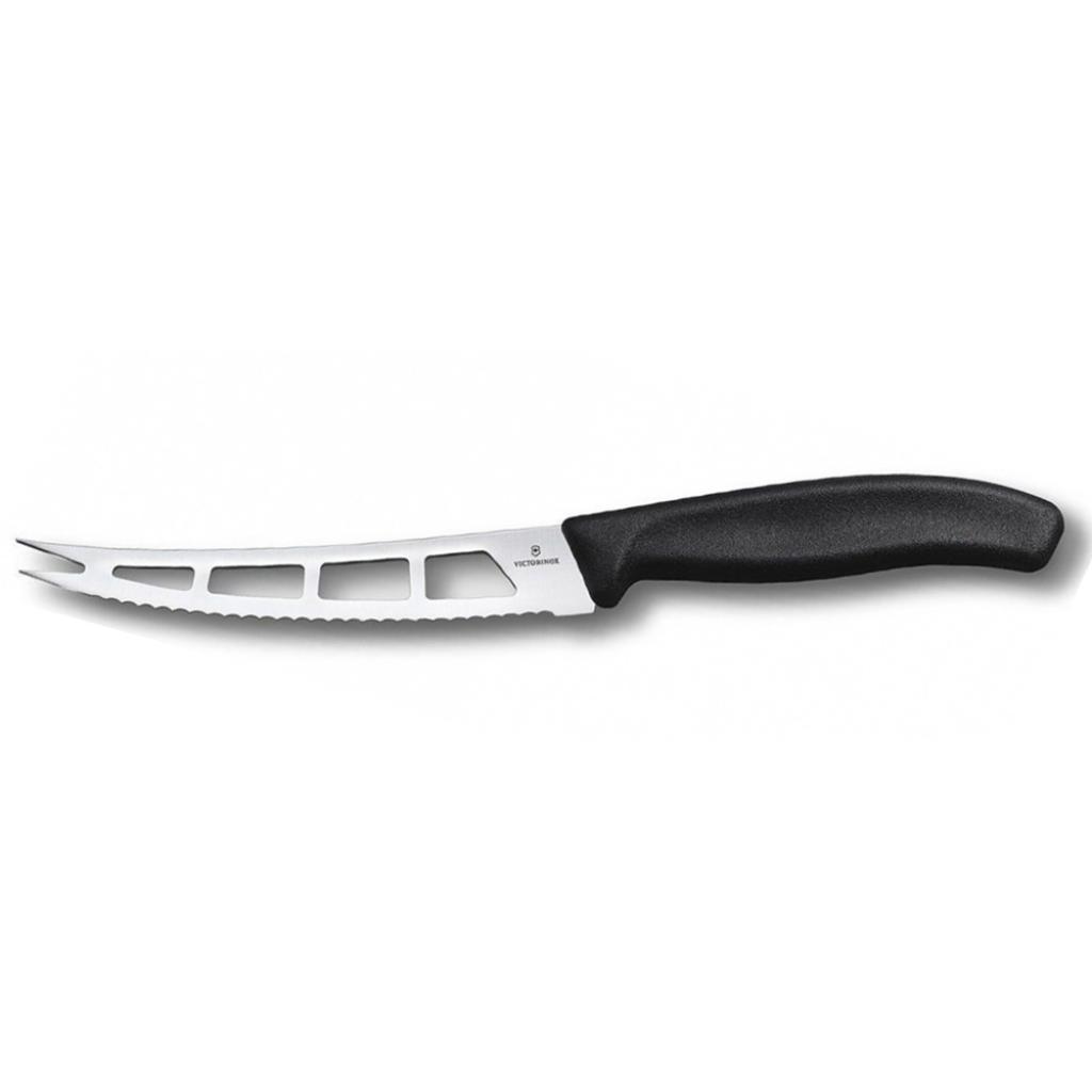 Кухонний ніж Victorinox SwissClassic для масла та сиру 13 см, чорний (6.7863.13B) - зображення 1