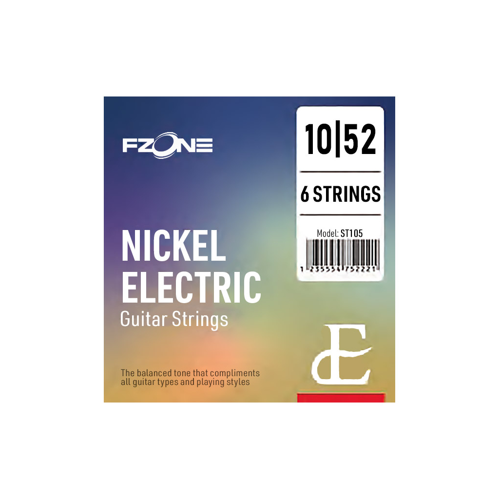 Струни для гітари Fzone Electric Nickel (10-52) (ST105) - зображення 1