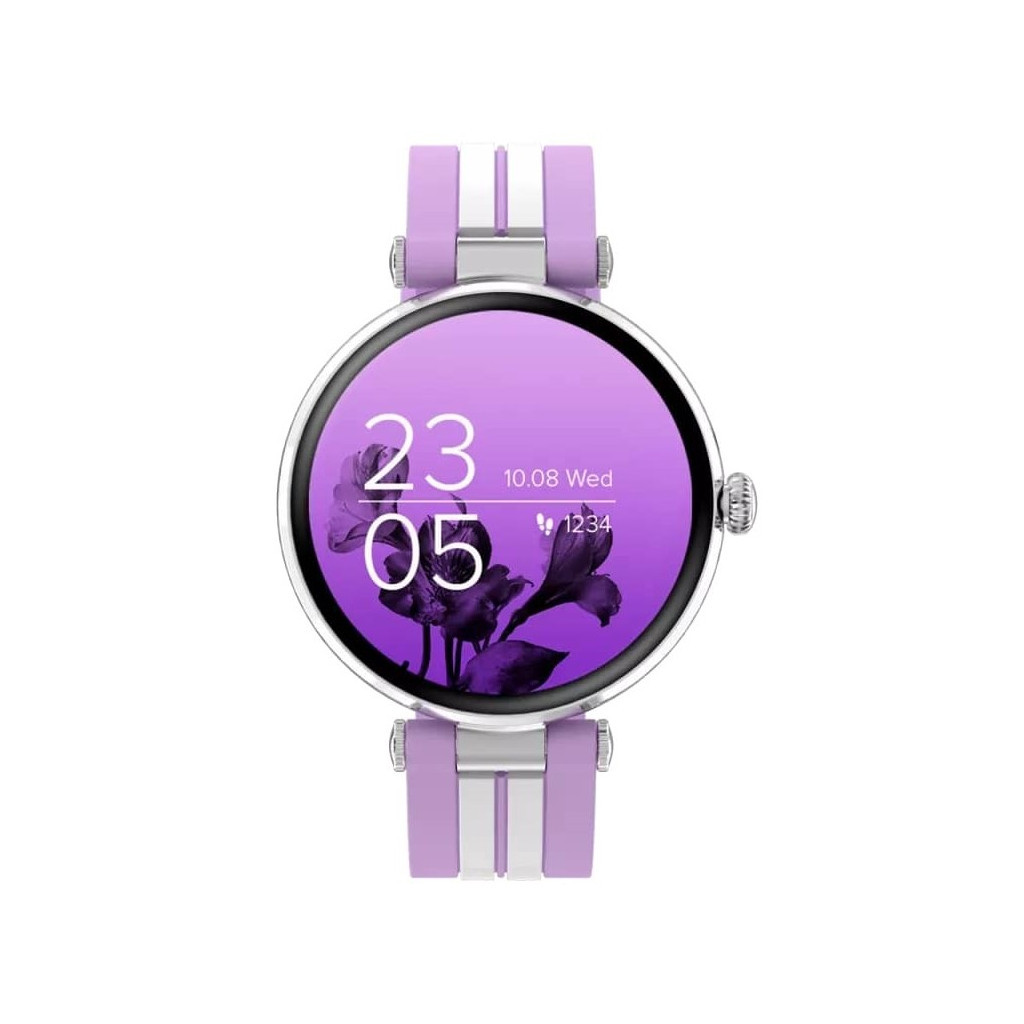 Смарт-годинник Canyon Semifreddo SW-61 Silver-Lavender (CNS-SW61PP) - зображення 2