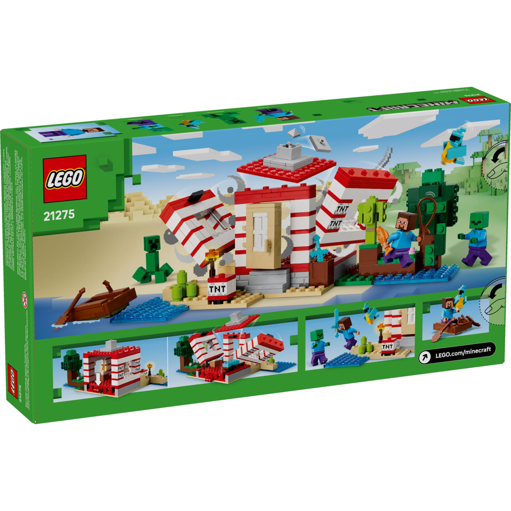 Конструктор LEGO Minecraft Будинок із вибухівки в джунглях (21275) - зображення 8