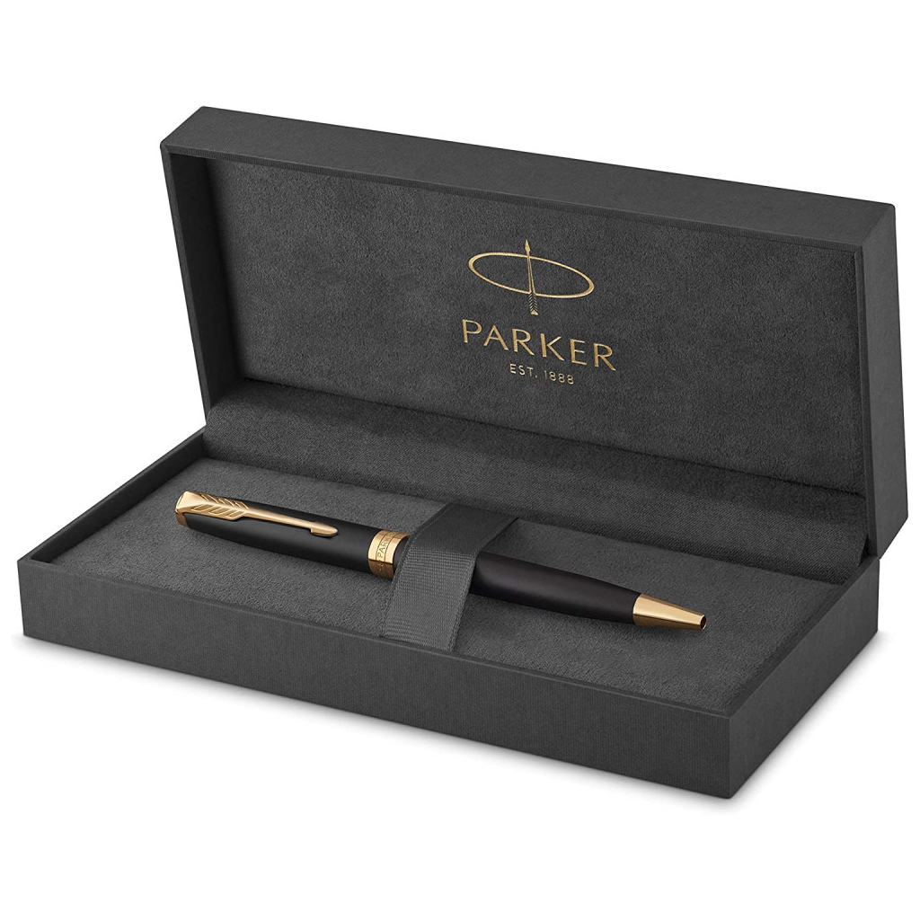 Ручка кулькова Parker SONNET 17 Matte Black Lacquer GT BP (84 832) - зображення 6